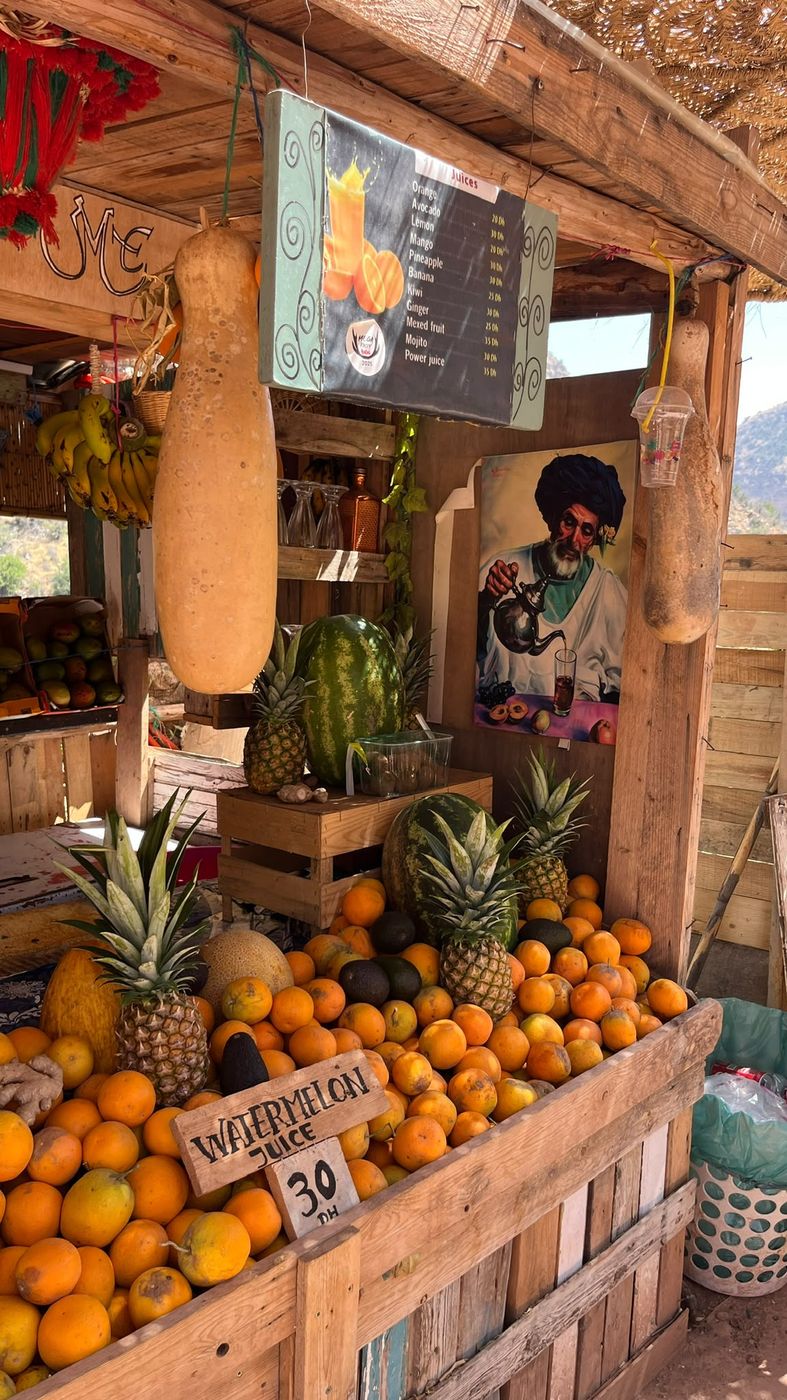 Fruit stall on the way to Paradise Valley
