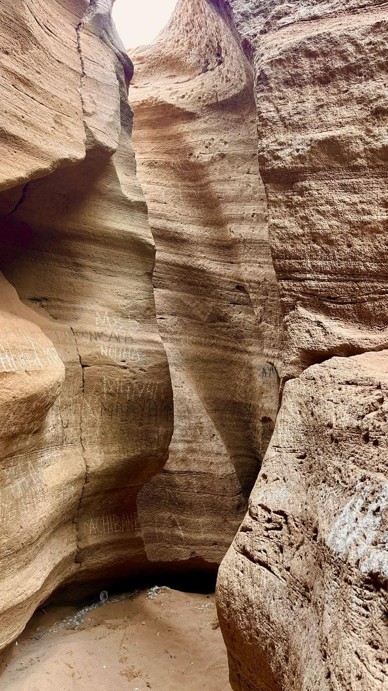 Sandstone rock formations